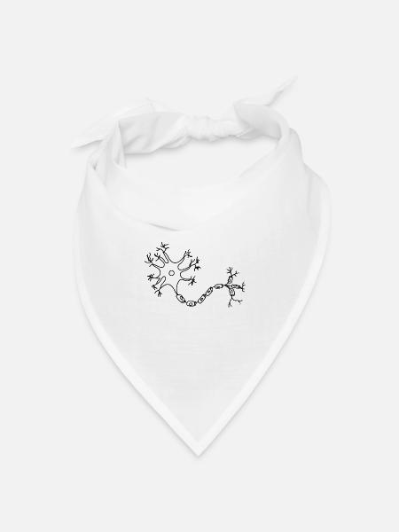 Neuron - Bandana Dreieckstuch - Weiß