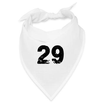 29 - Bandana Dreieckstuch - Weiß - Vorne