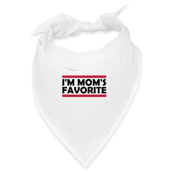 I m mom s - Bandana Dreieckstuch - Weiß - Vorne