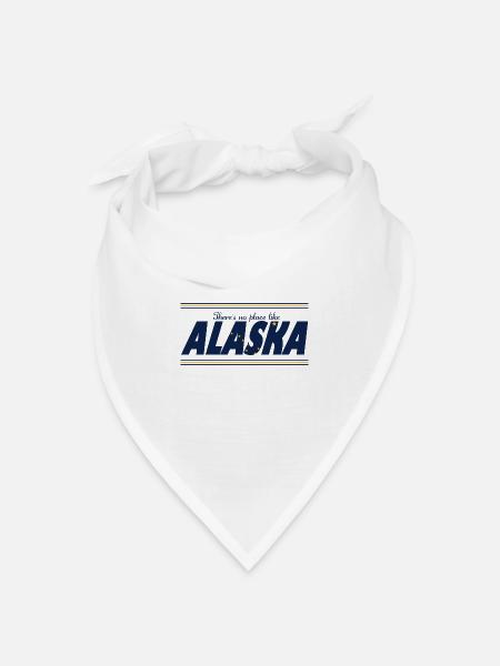 Kein Ort Alaska - Bandana Dreieckstuch - Weiß