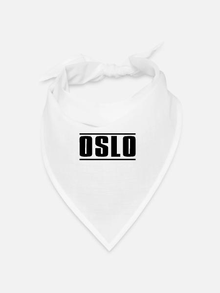 Oslo - Bandana Dreieckstuch - Weiß