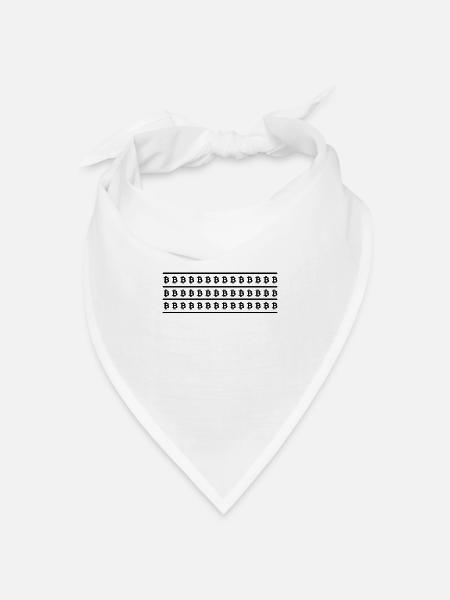 Bitcoin Trading Crypto Aktien - Bandana Dreieckstuch - Weiß