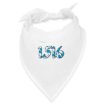 1516 Reinheitsgebot V2 - Bandana Dreieckstuch - Weiß - Vorne