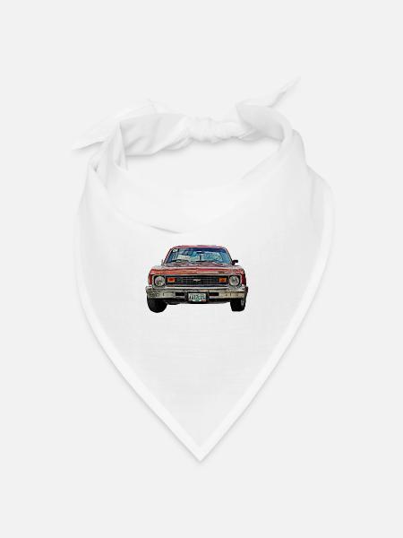 Oldtimer USA nova - Bandana Dreieckstuch - Weiß