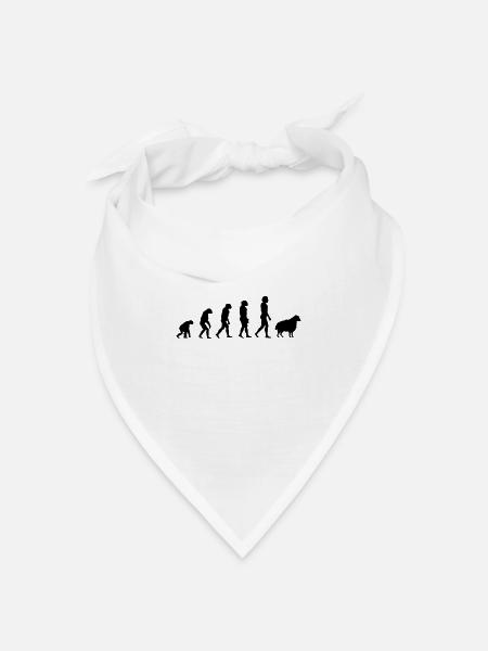 Darwin-Schafe - Bandana Dreieckstuch - Weiß