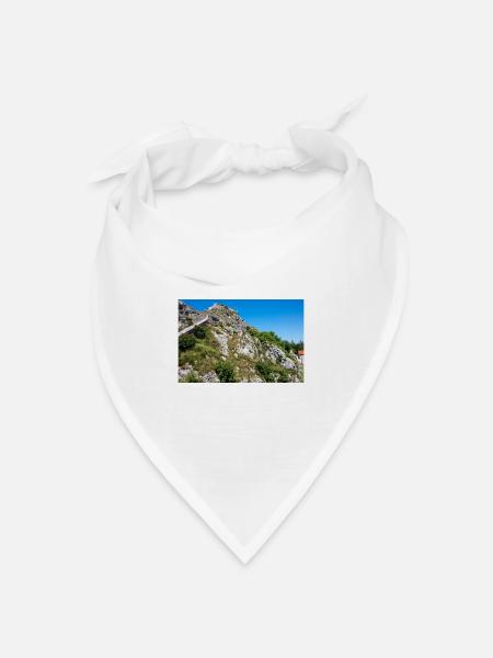 Festung Knin (Kninska tvrđava) Kroatien - Bandana Dreieckstuch - Weiß