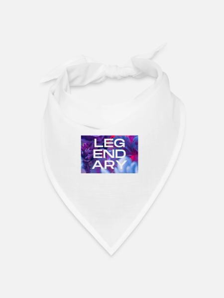Legendary Design - Bandana Dreieckstuch - Weiß