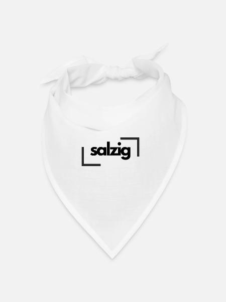 salzig - Bandana Dreieckstuch - Weiß