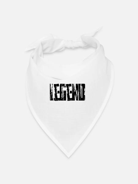 LEGEND - Bandana Dreieckstuch - Weiß