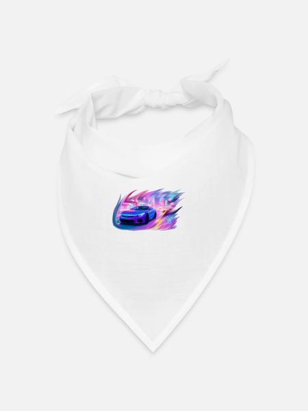 CityPunk - Bandana Dreieckstuch - Weiß