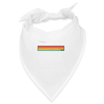 ridm vintage stripes - Bandana Dreieckstuch - Weiß - Vorne