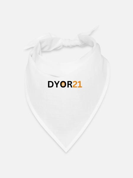 DYOR21 - Bandana Dreieckstuch - Weiß
