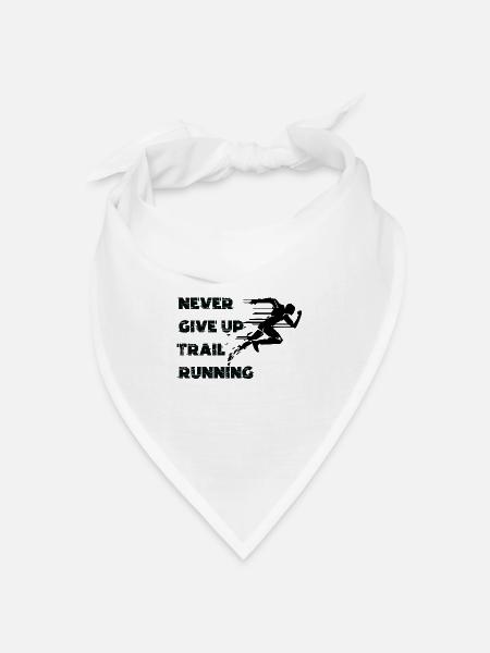 Trail Running Sport - Bandana Dreieckstuch - Weiß