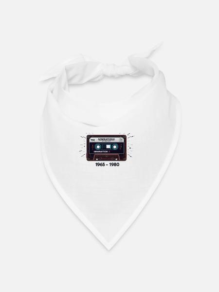 generation x - Bandana Dreieckstuch - Weiß