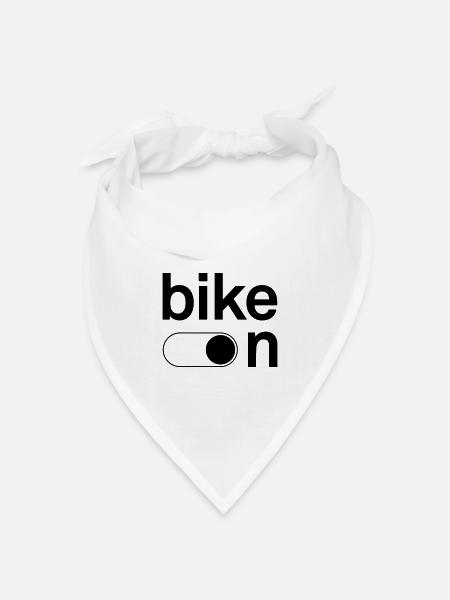 Bike-on - Bandana Dreieckstuch - Weiß