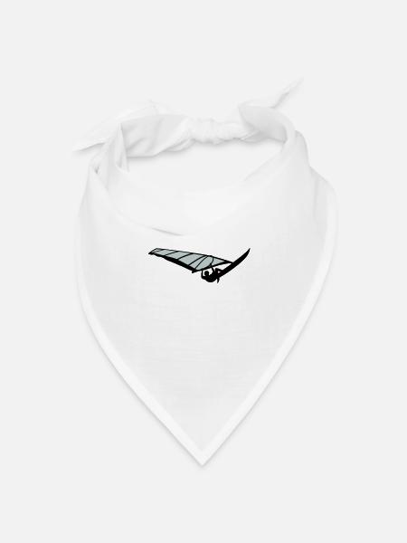 Windsurfer - Bandana Dreieckstuch - Weiß