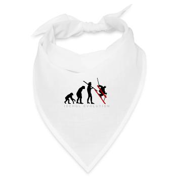 Ischgl Evolution Ski - Bandana Dreieckstuch - Weiß - Vorne