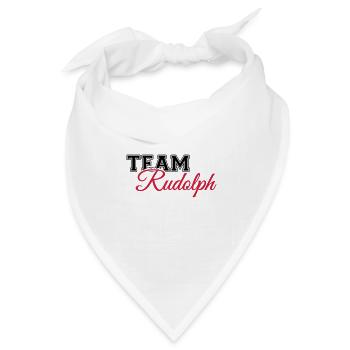 Team Rudolph - Bandana Dreieckstuch - Weiß - Vorne
