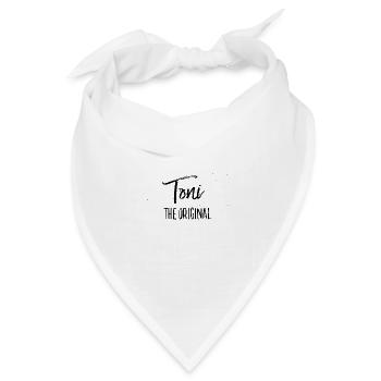 Toni - Bandana Dreieckstuch - Weiß - Vorne