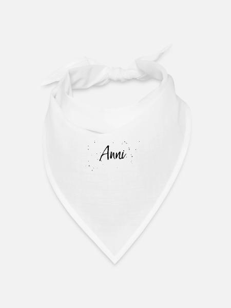 Anni - Bandana Dreieckstuch - Weiß
