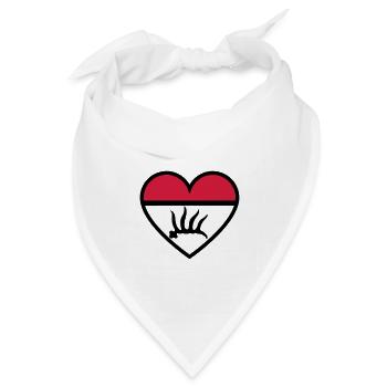 gp - Bandana Dreieckstuch - Weiß - Vorne