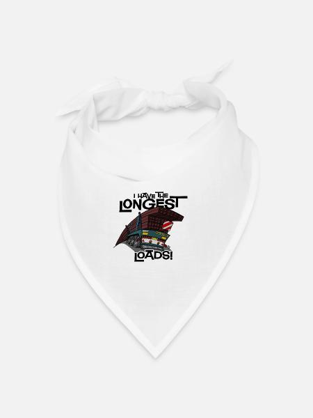0705 hintere Anhänger - Bandana Dreieckstuch - Weiß
