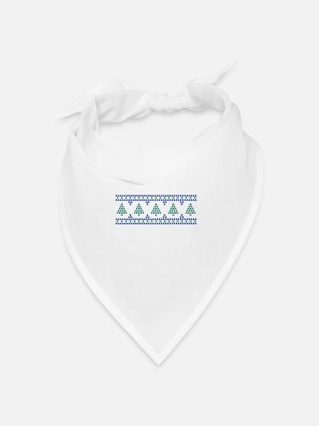 Christmas tree - Bandana Dreieckstuch - Weiß