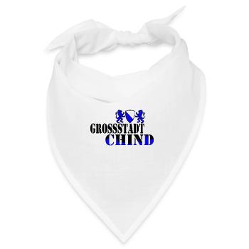 grossstadt chind - Bandana Dreieckstuch - Weiß - Vorne
