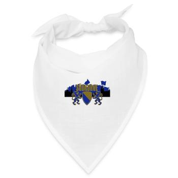 zürich südkurve - Bandana Dreieckstuch - Weiß - Vorne