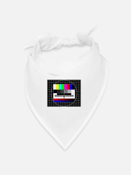 testbild - Bandana Dreieckstuch - Weiß