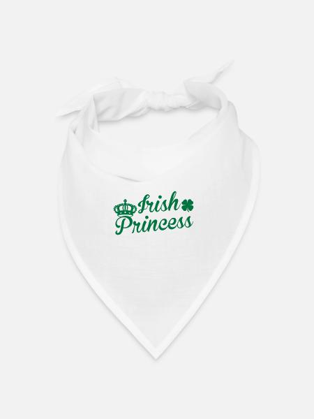 Irish Princess - Bandana Dreieckstuch - Weiß