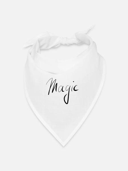 Magic - Bandana Dreieckstuch - Weiß