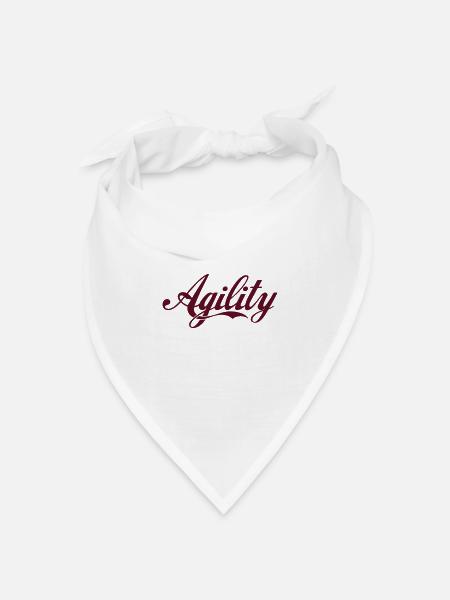 Agility - Bandana Dreieckstuch - Weiß