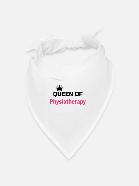 Krankengymnast / Krankengymnastin / Physio / - Bandana Dreieckstuch - Weiß