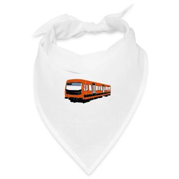 Helsinki Metro M300 - Bandana Dreieckstuch - Weiß - Vorne