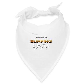 Surfing Spots - Outer Banks (North Carolina) - Bandana Dreieckstuch - Weiß - Vorne
