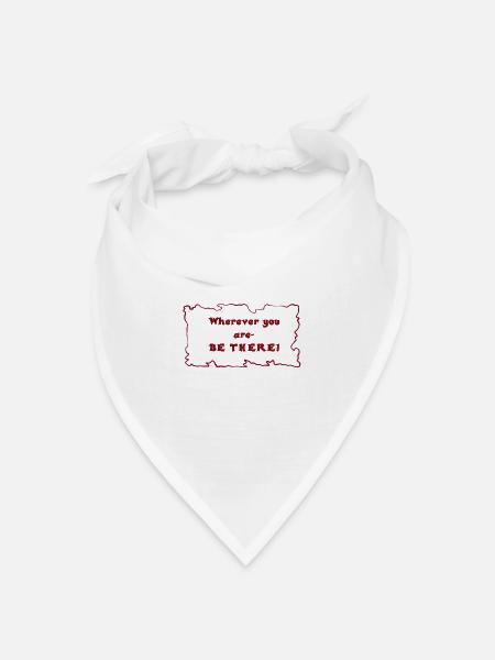 Sei da! - Bandana Dreieckstuch - Weiß
