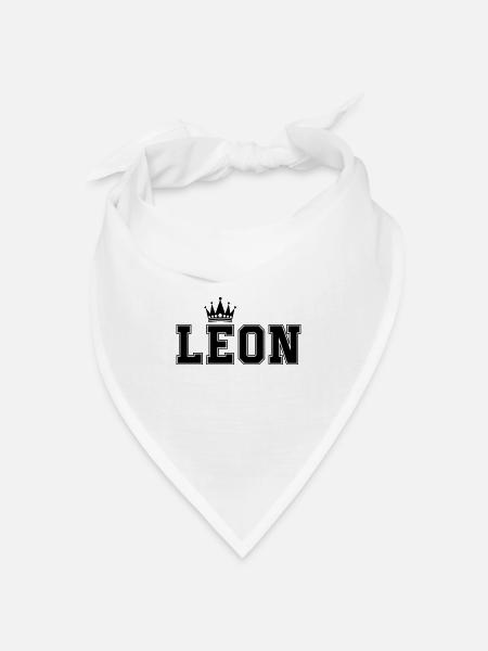 Leon - Bandana Dreieckstuch - Weiß