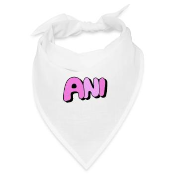 Ani - Bandana Dreieckstuch - Weiß - Vorne