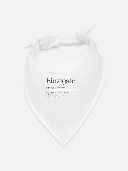 Einzigste - Bandana Dreieckstuch - Weiß
