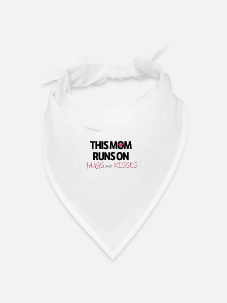 Mutter Liebe - Bandana Dreieckstuch - Weiß