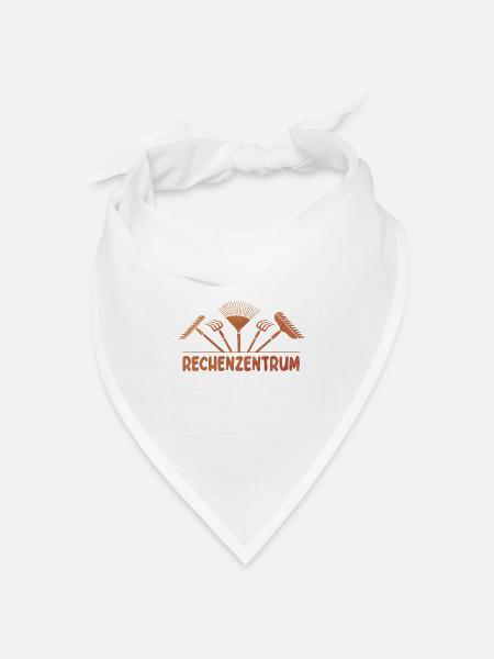 Rechenzentrum Grafik Gärtner Gartenbau Gärtnern Ga - Bandana Dreieckstuch - Weiß