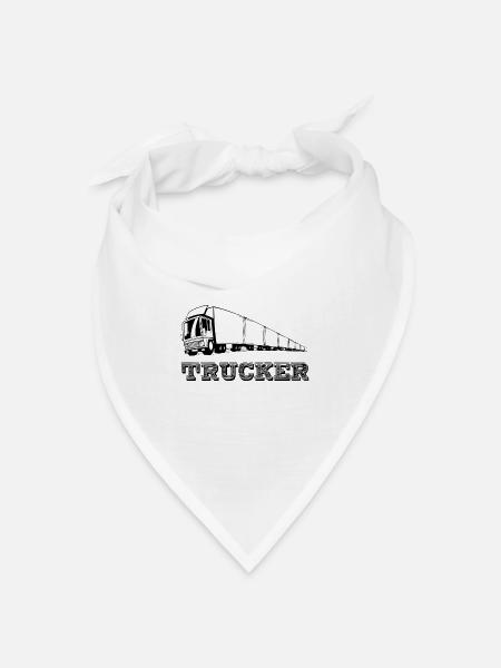 TRUCKER - Bandana Dreieckstuch - Weiß