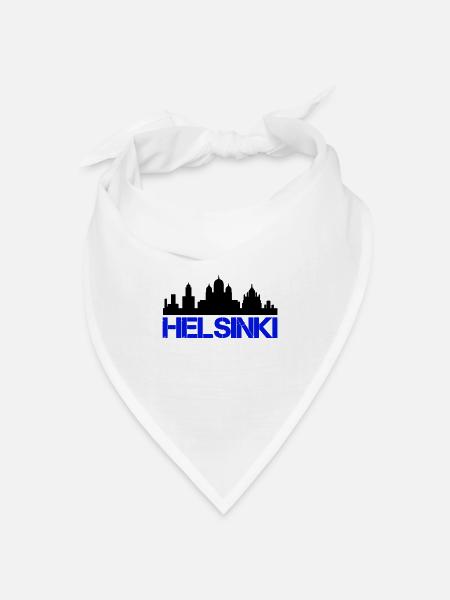 helsinki - Bandana Dreieckstuch - Weiß