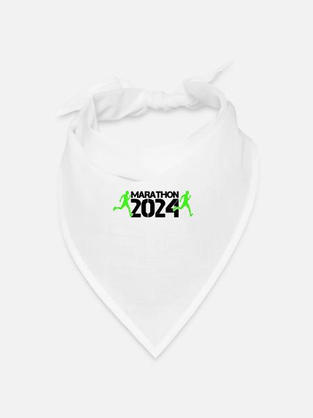 marathon 2024 - Bandana Dreieckstuch - Weiß