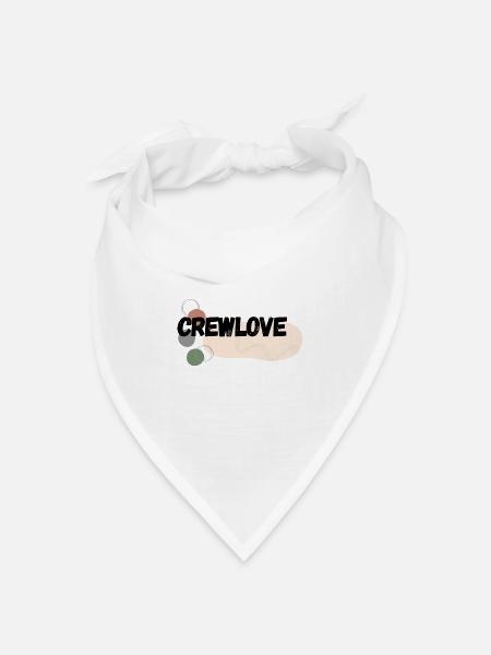 CREWLOVE - Bandana Dreieckstuch - Weiß