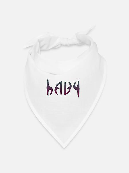 Baby - Bandana Dreieckstuch - Weiß