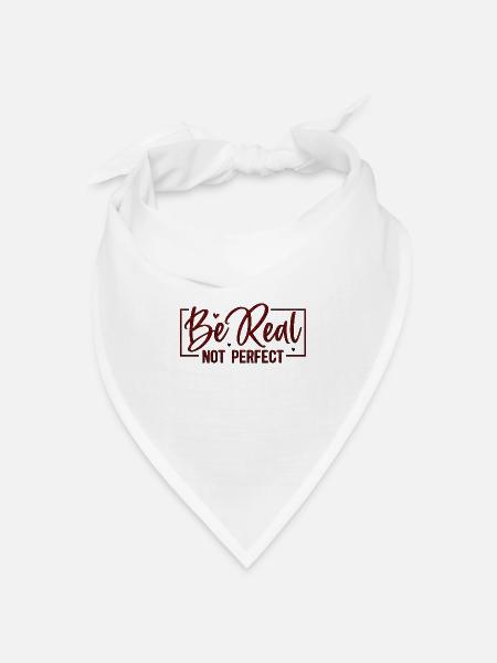 Seien Sie original Vektor Design Symbol Retro Zitat Etikett - Bandana Dreieckstuch - Weiß