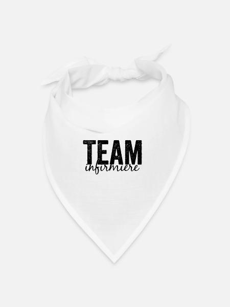 Pflegeteam - Bandana Dreieckstuch - Weiß