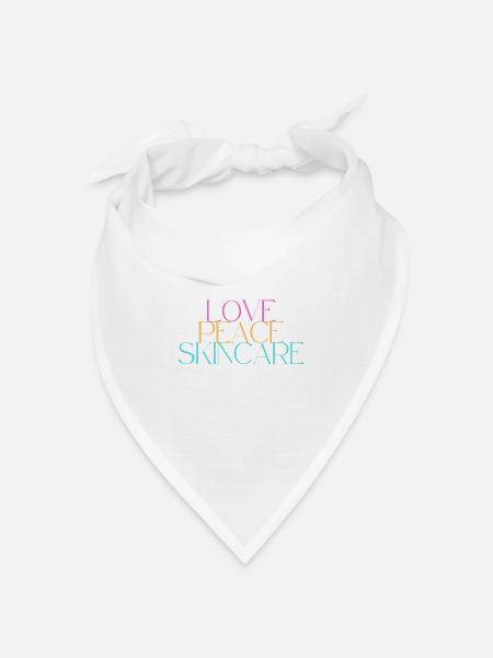 Love Peace Skincare - all you need - Bandana Dreieckstuch - Weiß